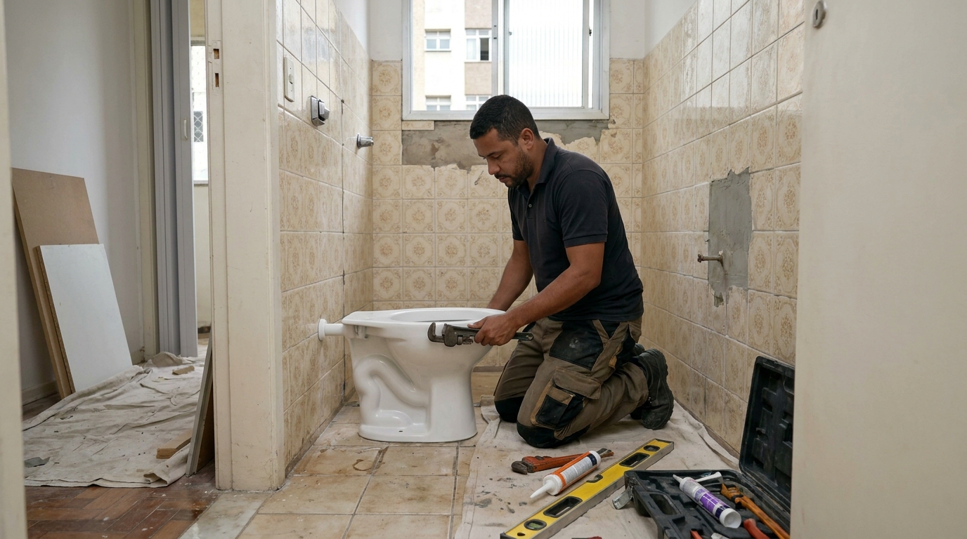 Reforço de vedação sanitária em Governador Valadares-MG